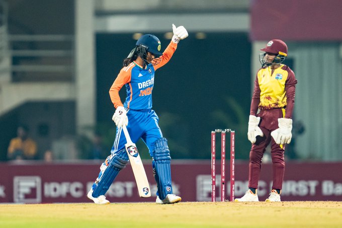 Fifty for Jemimah in 1st T20I 👏