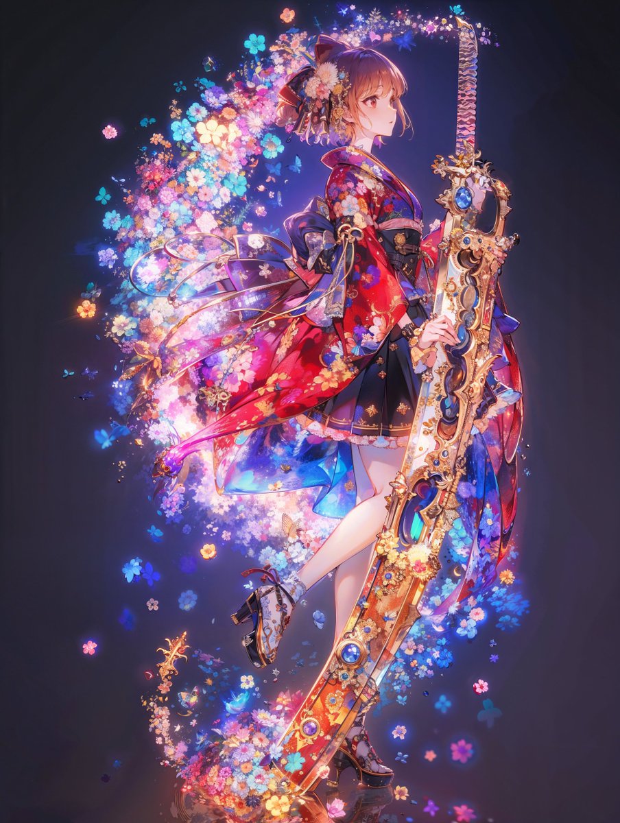 Coharrie_AI's tweet photo. 「虹花の残響」 https://t.co/15ppN6Pcbl