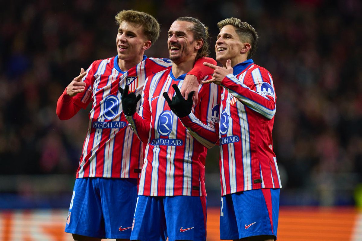ActuFoot_'s tweet photo. La série de l’Atletico Madrid est 𝗜𝗡-𝗖𝗥𝗢𝗬-𝗔𝗕𝗟𝗘 ! 🤯🤩

𝟭𝟭 𝘃𝗶𝗰𝘁𝗼𝗶𝗿𝗲𝘀 𝗰𝗼𝗻𝘀𝗲́𝗰𝘂𝘁𝗶𝘃𝗲𝘀 TCC pour les Colchoneros : 

✅ 1-0 vs Getafe
✅ 3-1 vs Slovan Bratislava
✅ 4-3 vs FC Séville
✅ 3-1 vs Cacereno
✅ 5-0 vs Valladolid
✅ 6-0 vs Sparta Prague
✅ 2-1 vs Alaves
✅ 1-0 vs Majorque
✅ 2-1 vs PSG
✅ 2-0 vs Las Palmas
✅ 2-0 vs UE Vic