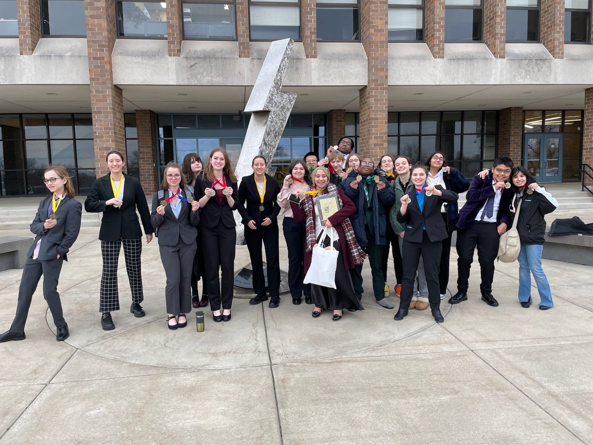 AndrewHS_d230's tweet photo. Let's congratulate Andrew Speech Team on their FIRST PLACE WIN at Seneca High School this past weekend.

Individual winners include:

Val Hernandez, Emma Andrews, Nuha Hammoudeh, Axel Adelfinger, Grace Gojkovich, Galena Gojkovich, Ashley Napierkowski, Rodd Giddens, Nora Badger, Ellie LaHood, Sara Ocampo, Caleb Whitcher, Jack Dillner, Emiliano Diaz Torres, Caitlin Slansky, Lolo Alamayreh, Yuhang Li, and Davien Bowman.

Great job Speech Team!