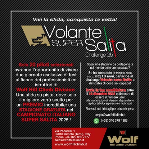 mattiperlecors1's tweet photo. AL VIA IL VOLANTE SUPER SALITA CHALLENGE 2025: UNA SFIDA IMPERDIBILE PER I TALENTI DEL MOTORSPORT
https://t.co/iaPiqaAvlr
#mattiperlecorse #motorsport #automobilismo #race #cars #auto #motori #driver #automobili #acisport #salite #hillclimb #supersalita #CISS https://t.co/EluWqZBTbl