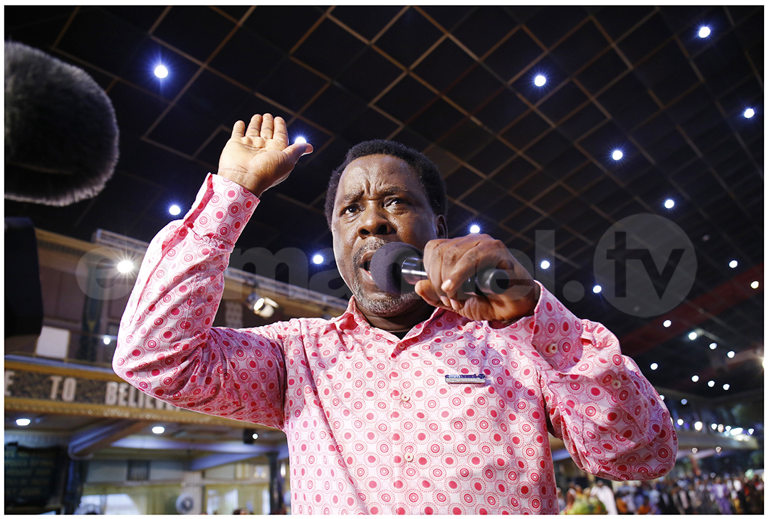 SCOANTBJoshua's tweet photo. In a Mass Prayer video, Prophet TB Joshua prays, “I command you to come out of darkness in the name of Jesus. That cage, nightmare, affliction is darkness. Whatever you are going through that is giving you nightmare, out! Begin to command your family, business, journey in life out of darkness in the name of Jesus.”