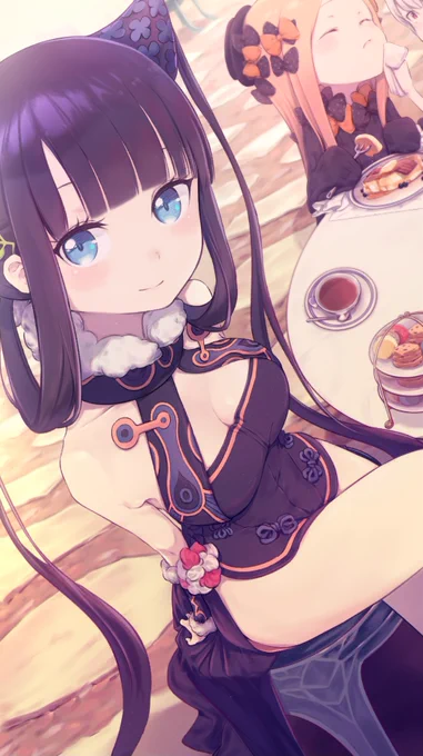 ユゥユゥ強化おめでとうーΣ(`艸';)!!(3年前のイラストを加筆修正したよ)#FGO #ユゥユゥ #楊貴妃 
