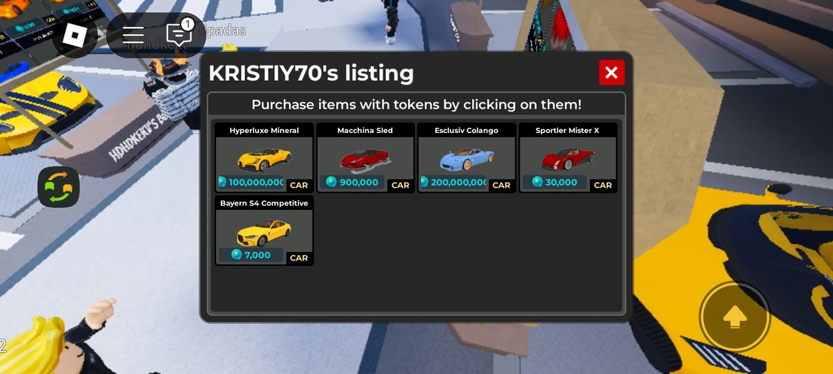 kij_petrovs's tweet photo. @Foxzie_RBLX CDT I beg you please do something, I sold my best limited, quest cars for cheap when they were already being sold cheaply, and now one regular car can cost thousands and millions, HELP😭 https://t.co/JUTpXD2Kbx