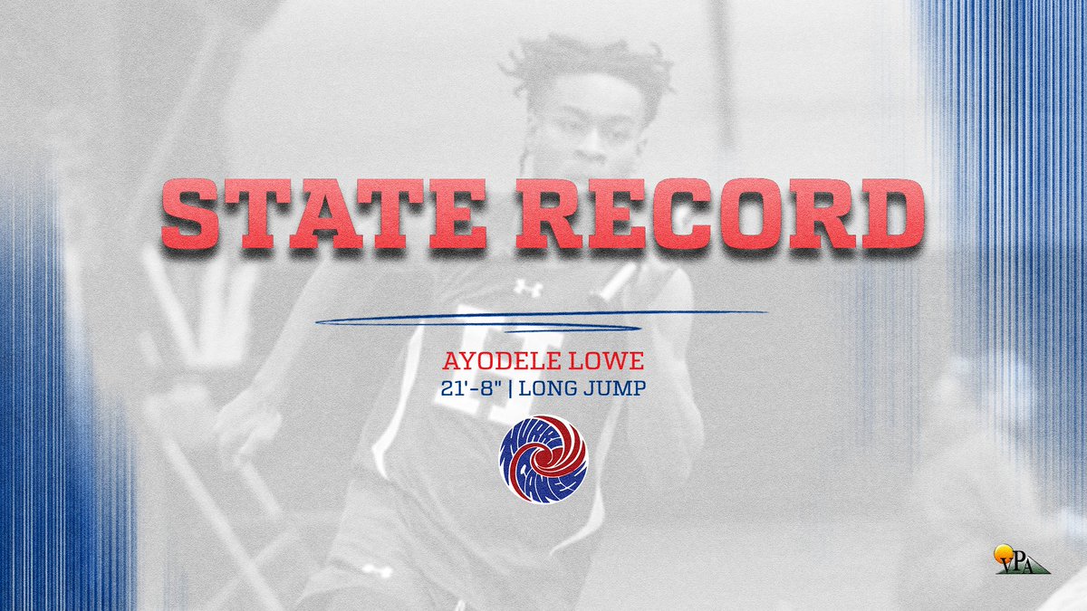 hcaneswirl's tweet photo. Ayo Lowe starts the indoor season with a bang!  He shattered the state long jump record yesterday in a meet at UVM jumping 21'-8" and breaking the old record of 21'-1.5" set by Uly Junker-Boyce of Thetford last winter.  Wow!!!! https://t.co/FwrJEUyTLE