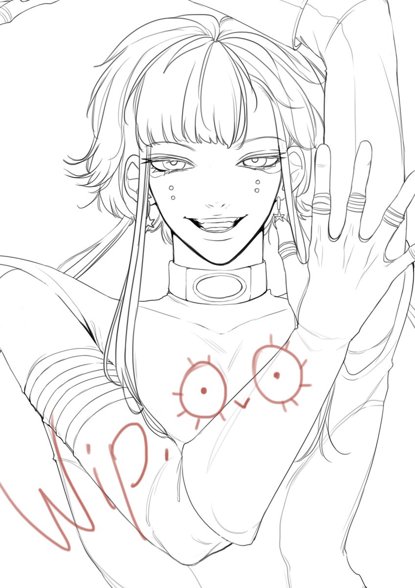 For those who don’t know: this is the second main character of my story. And yeah, he’s a guy. He’s gonna be Eric’s partner. It’s just the lineart for now, but I’ll finish the full art soon.

#BLwebtoon #blstory #artmoots #originalcharacter