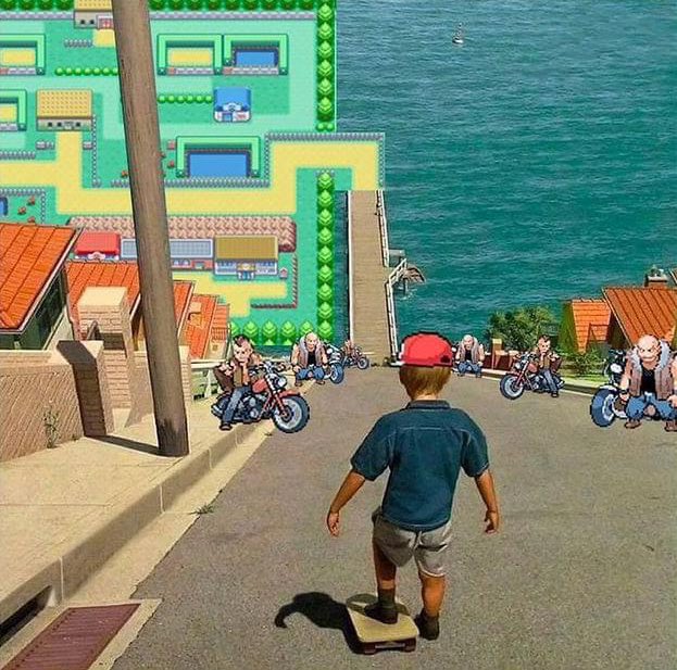sinnoh_CEO's tweet photo. Arriving to kanto's cycling road https://t.co/MFM0moEAZy