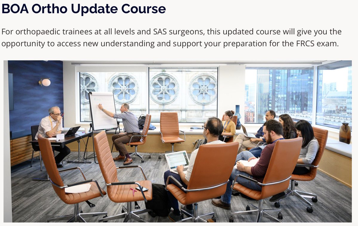 📢 Announcing BOA Update Course
🗓️ Dates: Saturday 1st March
📍 Venue: Birmingham
💷 Course Fee: £200 BOA Members
✉️ To Book: boa.ac.uk/learning-and-e…
Course Highlights:
-  Exam Prep and interactive learning.
-  Critical CBDs
-  Exam Techniques
<a href="/BritOrthopaedic/">BOA</a> <a href="/BanasziewiczP/">Paul Banaszkiewicz</a>