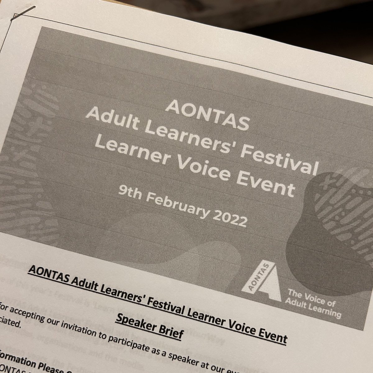 kaylarita98's tweet image. Look what I just found 🥺

My @aontas brief for the first event I spoke at where I shared my education journey for the very first time publicly. Flash forward almost 3 years later, I’m a Learner Rep on the Board! 

What a full circle moment 😭❤️

#ThisIsFET #AdultLearning #LAL