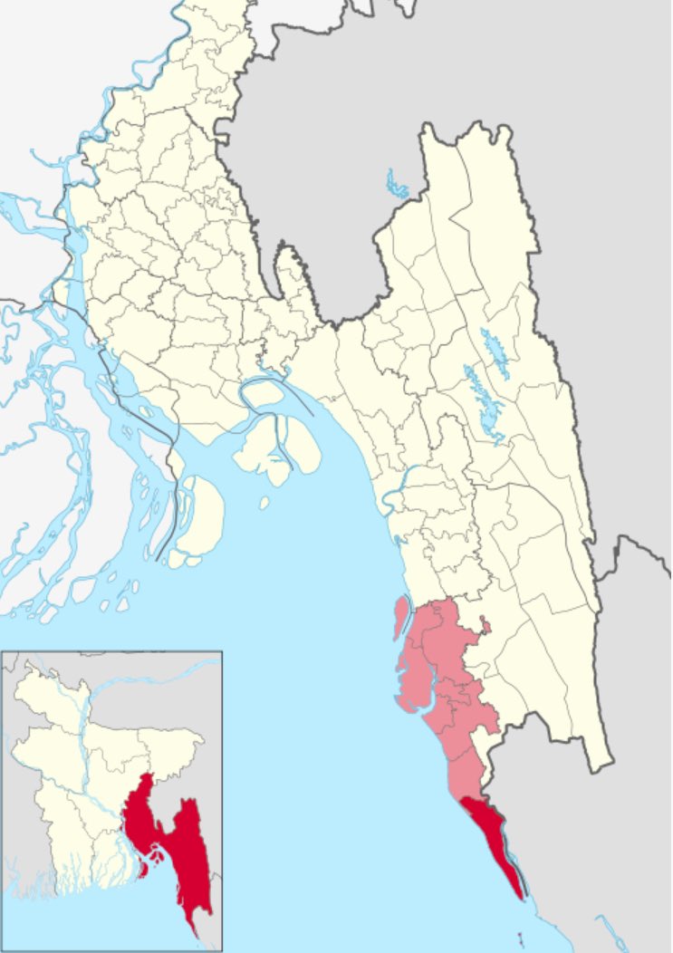 visegrad24's tweet photo. BREAKING:

Myanmar rebel group invades Bangladesh, taking territory in the Teknaf area in the southern-most part of Bangladesh

If the new regime in Dhaka spent less time on persecuting its Hindu minority, maybe they would be able to protect their country’s territorial integrity https://t.co/5sX6yDVpSu