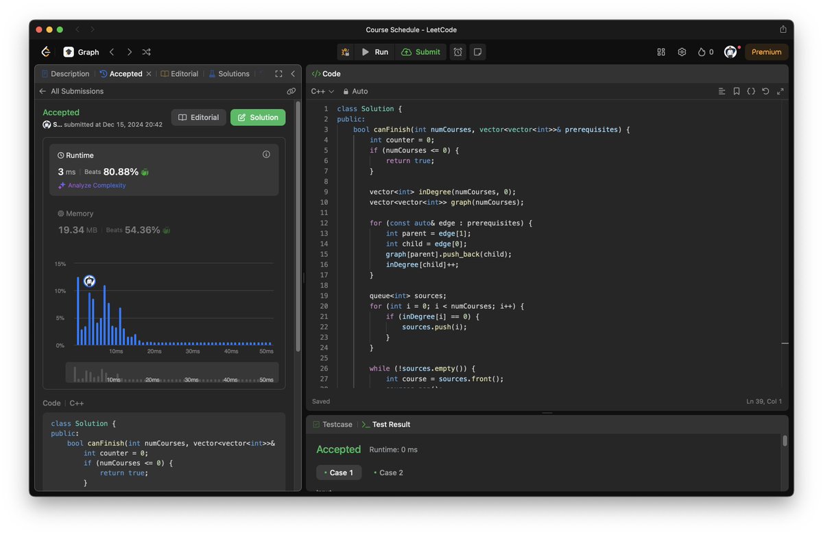 symPandya's tweet photo. Day 199: Solved 3 DSA Problems today! 🧩
#1971- Find if Path Exists in Graph (leetcode)
#207 - Course Schedule 
#2924 - Find Champion II

Check out my detailed solution and approach here: https://t.co/xzmeBvJPcJ

#leetcode #dsa #coding #cpp #problemsolving #leetcoding https://t.co/eJrSi6j8OT