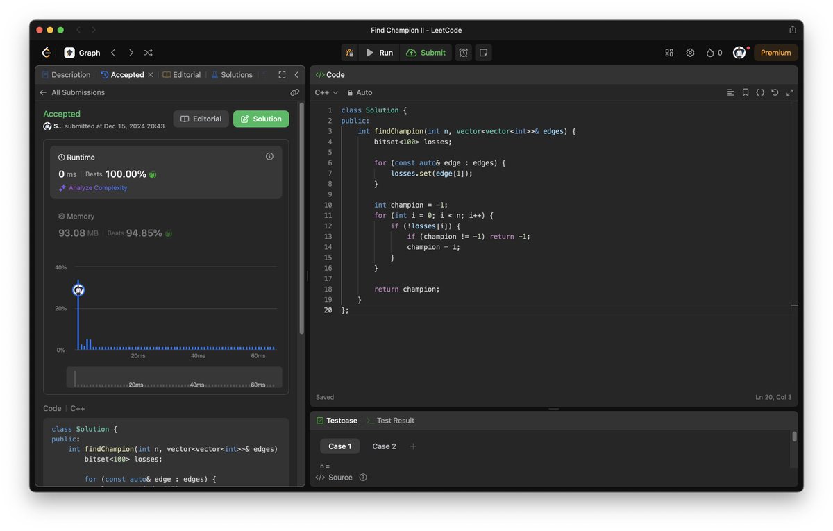 symPandya's tweet photo. Day 199: Solved 3 DSA Problems today! 🧩
#1971- Find if Path Exists in Graph (leetcode)
#207 - Course Schedule 
#2924 - Find Champion II

Check out my detailed solution and approach here: https://t.co/xzmeBvJPcJ

#leetcode #dsa #coding #cpp #problemsolving #leetcoding https://t.co/eJrSi6j8OT