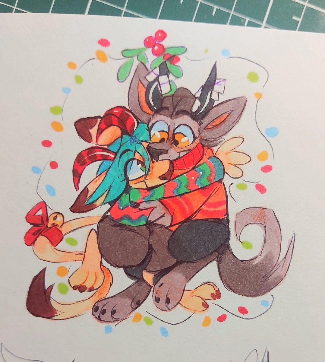 irlDemiurge's tweet photo. changed my pfp for Christmas🎄
not sure I’ll have time to draw something for me and August, but I can still show off these amazing pieces by akito766 (https://t.co/PcnFz7uuBb) and earlgrey (https://t.co/bOrUSpbnBq)! (owo) https://t.co/brgqoJDME4