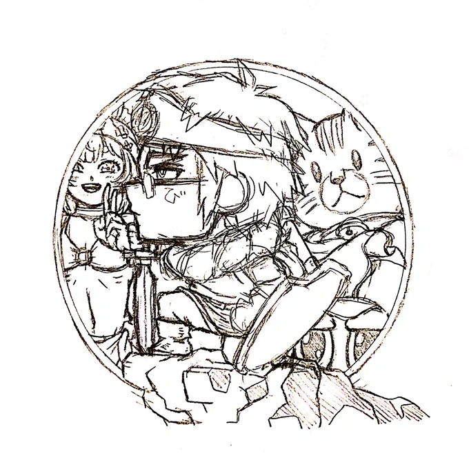ギリギリまでどっちで行くか迷った #天絵画