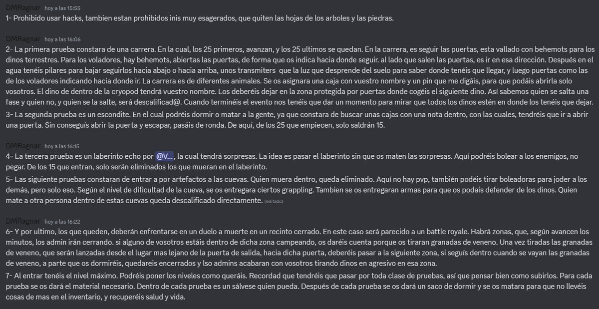 DMRagnar4's tweet photo. Aquí tenéis las 6 pruebas que habrá en el evento. ¿Cuántas creéis que pasáis? https://t.co/MtCBhqYJY0
