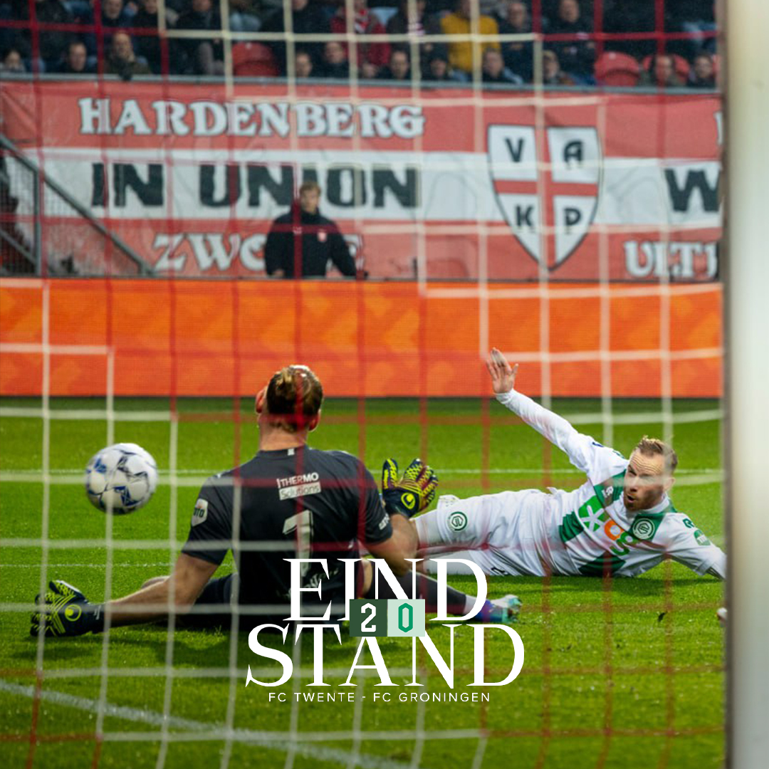 FC Groningen verliest met 2-0 bij FC Twente.

#TWEGRO | <a href="/ogcleanfuels/">OG Clean Fuels</a>