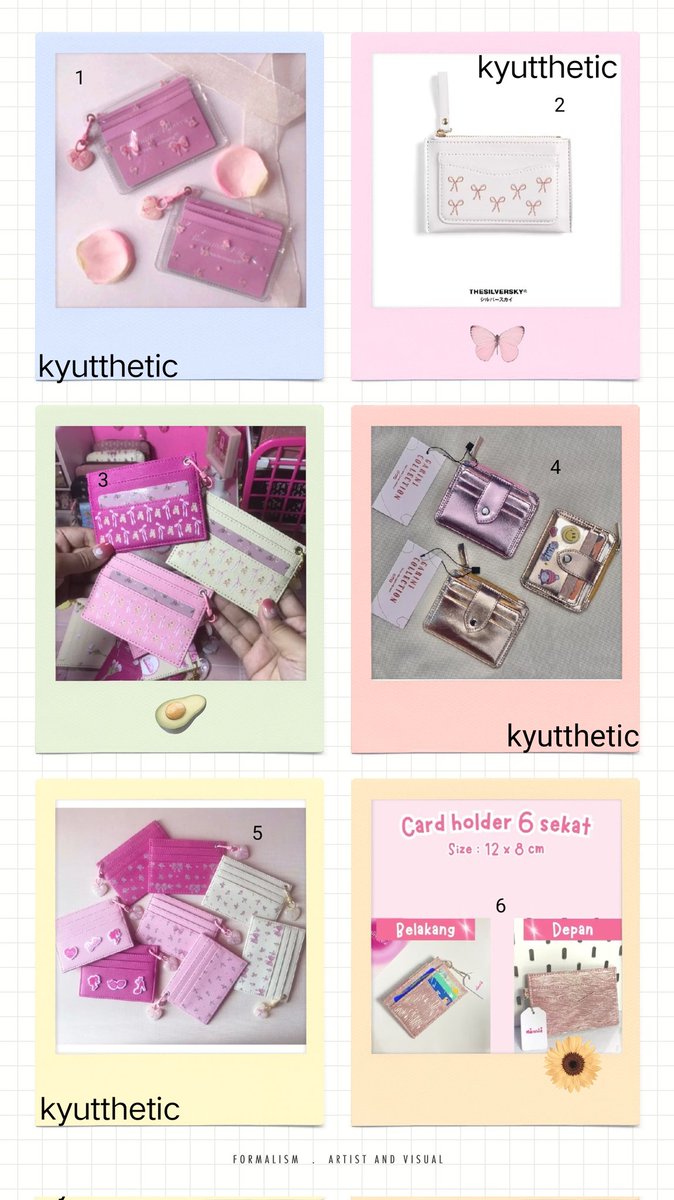 🌸CARD HOLDER KYUT MURAH🌸

Cocok untuk perempuan/kado untuk pacar
1.  s.shopee.co.id/LWoYRN6BJ
2. s.shopee.co.id/1g2C8wlbos
3. s.shopee.co.id/6V7Rtt5Wes
4. s.shopee.co.id/9zhK4MQw2M
5. s.shopee.co.id/5Ac4JVmeUU
6. s.shopee.co.id/8AFft5VUUO
#kadopacar #carholder #dompetlucu #cardholdermurah