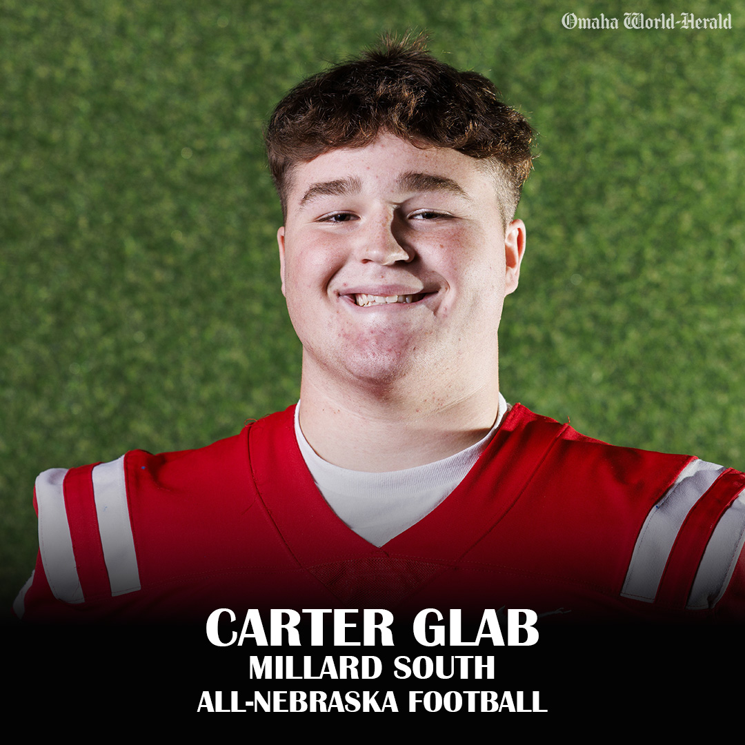 Nebraska Prep Zone (@neprepzone) on Twitter photo Congrats to <a href="/MSouthFootball/">Millard South Football</a>'s <a href="/Cglab5/">Carter Glab</a> for being selected to the 2024 All-Nebraska football team!
#nebpreps
Meet the team: omaha.com/sports/high-sc… Congrats to <a href="/MSouthFootball/">Millard South Football</a>'s <a href="/Cglab5/">Carter Glab</a> for being selected to the 2024 All-Nebraska football team!
#nebpreps
Meet the team: omaha.com/sports/high-sc…