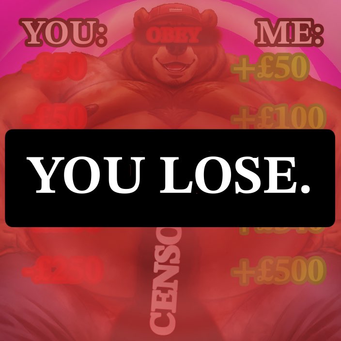 MuskyCASHDAD's tweet photo. What’s that? You find my musk too intoxicating….. how adorableeeee….~
Papa bear loves to “take care” of lost piggies like yourself…. THEY NEVER WANT TO GO BACK 😵‍💫
#findom #findomking #financialdomination #nsfw #paypig #bear #hypno https://t.co/2kg8GoEB2B