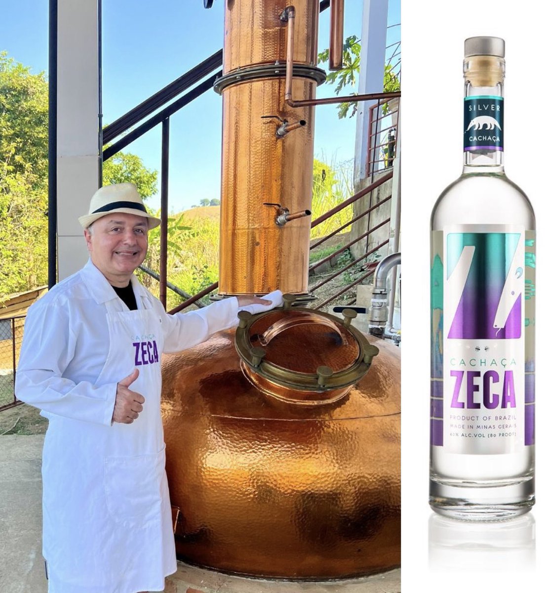 OfficialZECA's tweet photo. The MATOS  Estate’s ZECA Cachaça production for 2024 was both a success &amp; so rewarding. Thanks again to Robson &amp; the team.  #discoverzeca #cachaça #eugenopolis #sãolourençodecima https://t.co/XvgP4Gx93A