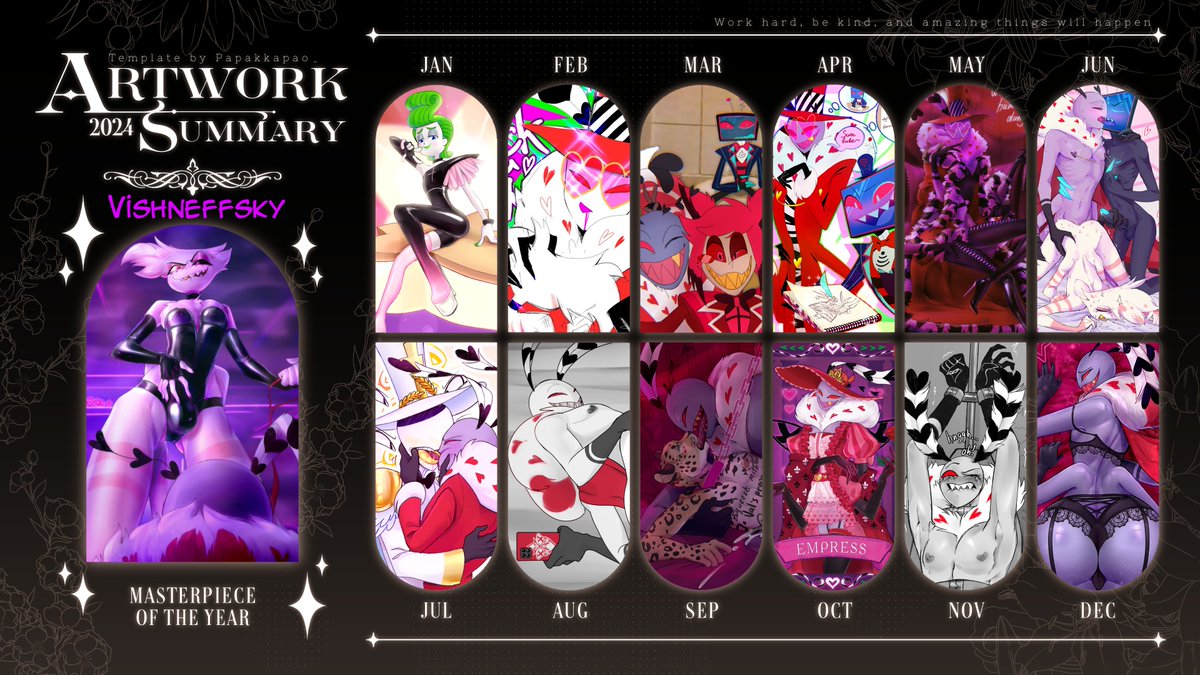 Vishneffsky's tweet photo. #Artwork2024Summary
My obsession with Valentino started in February...
#Valentino #HazbinHotel #VoxVal #ValGod #ValAngel #ValDust #StaticMoth #Alastor #Vox #AngelDust https://t.co/khBgaSZQd0