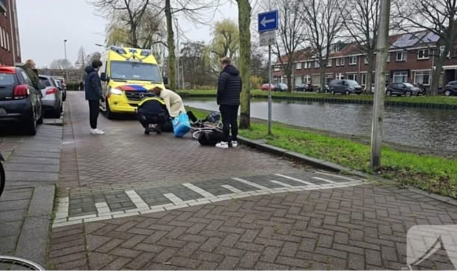 Jonge fietser gewond bij aanrijding met auto op de Westerkade, Gouda
