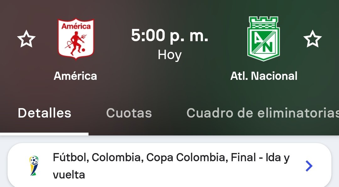 ApuestassLM's tweet photo. Si #AmericaDeCali Gana por diferencia de dos goles en el partido VS #Atleticonacional en la #FINALCOPAxWIN regalaré $40.000 al comentario que tenga menos Like en este Tweet.

Para Participar es muy Sencillo solo debes presionar Rt, Like, comentar y seguir mi cuenta 🔥 https://t.co/3EbXgw1QVy