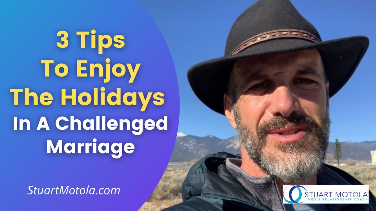 StuartMotola's tweet photo. In my 20 year marriage, I had a few holidays where my wife and I were just not in a good way. Is your marriage or relationship challenged these days?

The holidays can be a particularly difficult time. What if you didn’t just get through the holidays? 

https://t.co/H2d87pbxbL https://t.co/c3RUCRmJIt