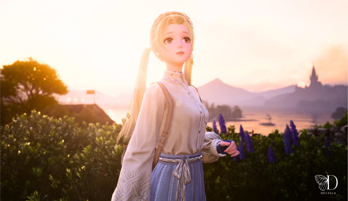 Nikki at sunset 😍✨

#InfinityNikki <a href="/InfinityNikkiEN/">Infinity Nikki</a>