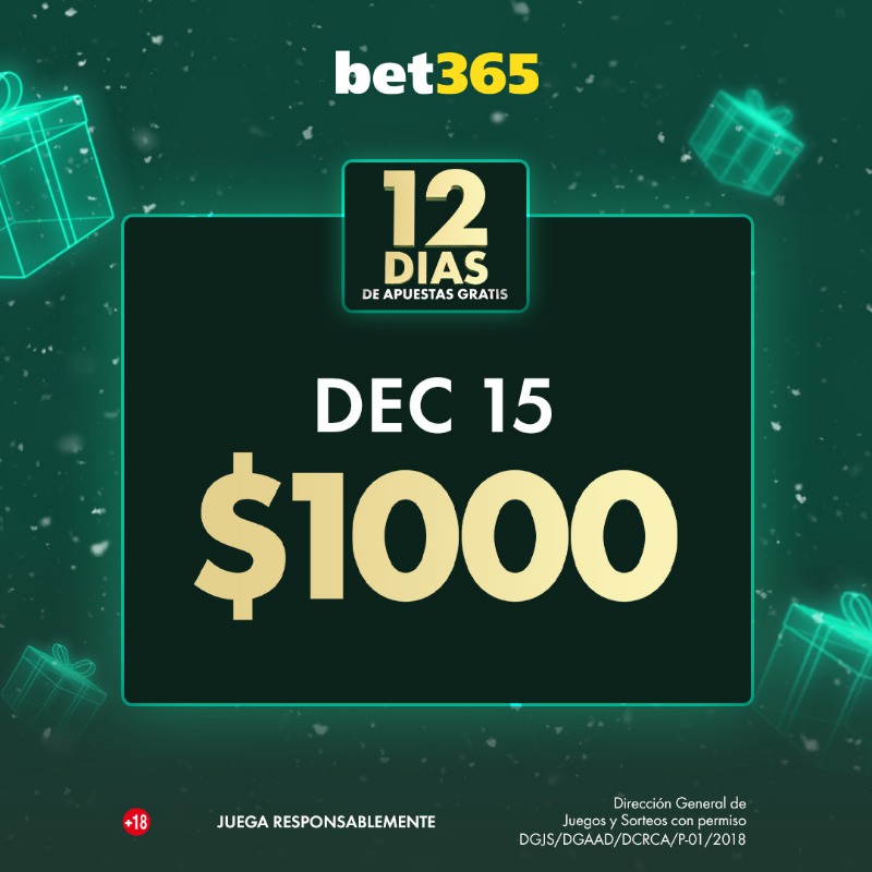 bet365mx's tweet photo. SEGUIMOS. 🎁

¡TODOS los días, desde el 13 hasta el 24 de diciembre, regalaremos créditos de apuesta a nuestros seguidores! 💰

➡️ Sigue
⚽️ Dinos quién gana esta noche América v Monterrey
🔁 Repostea

Información completa sobre los sorteos en los términos y condiciones. 👇
