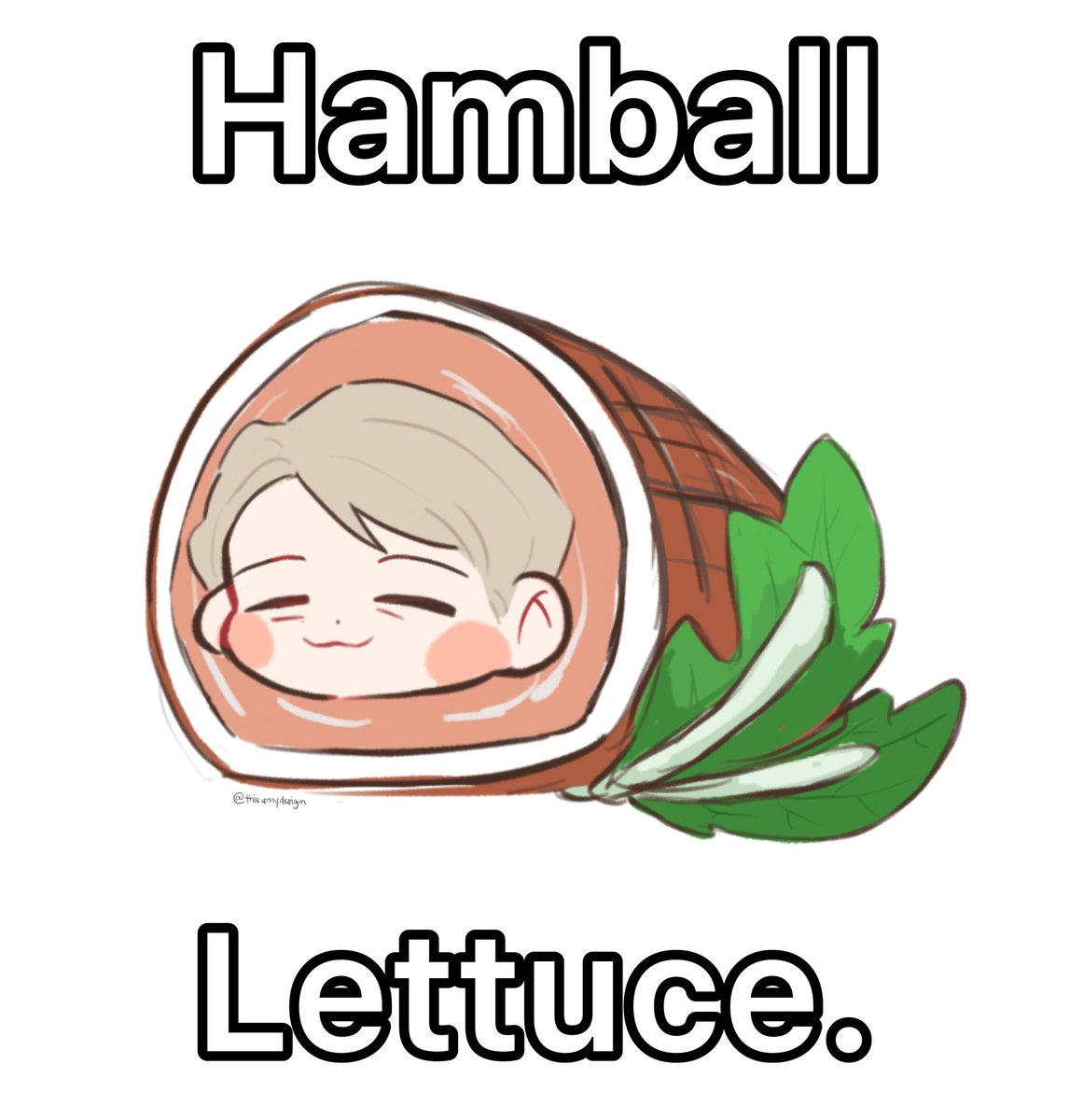 thisismydesigm's tweet photo. may I present to you. dr.hamball letuce.

#hannibal #hannigram #MadsMikkelsen #fanart #art #chibi #fannibal #willgraham https://t.co/FDw3CkWBWh