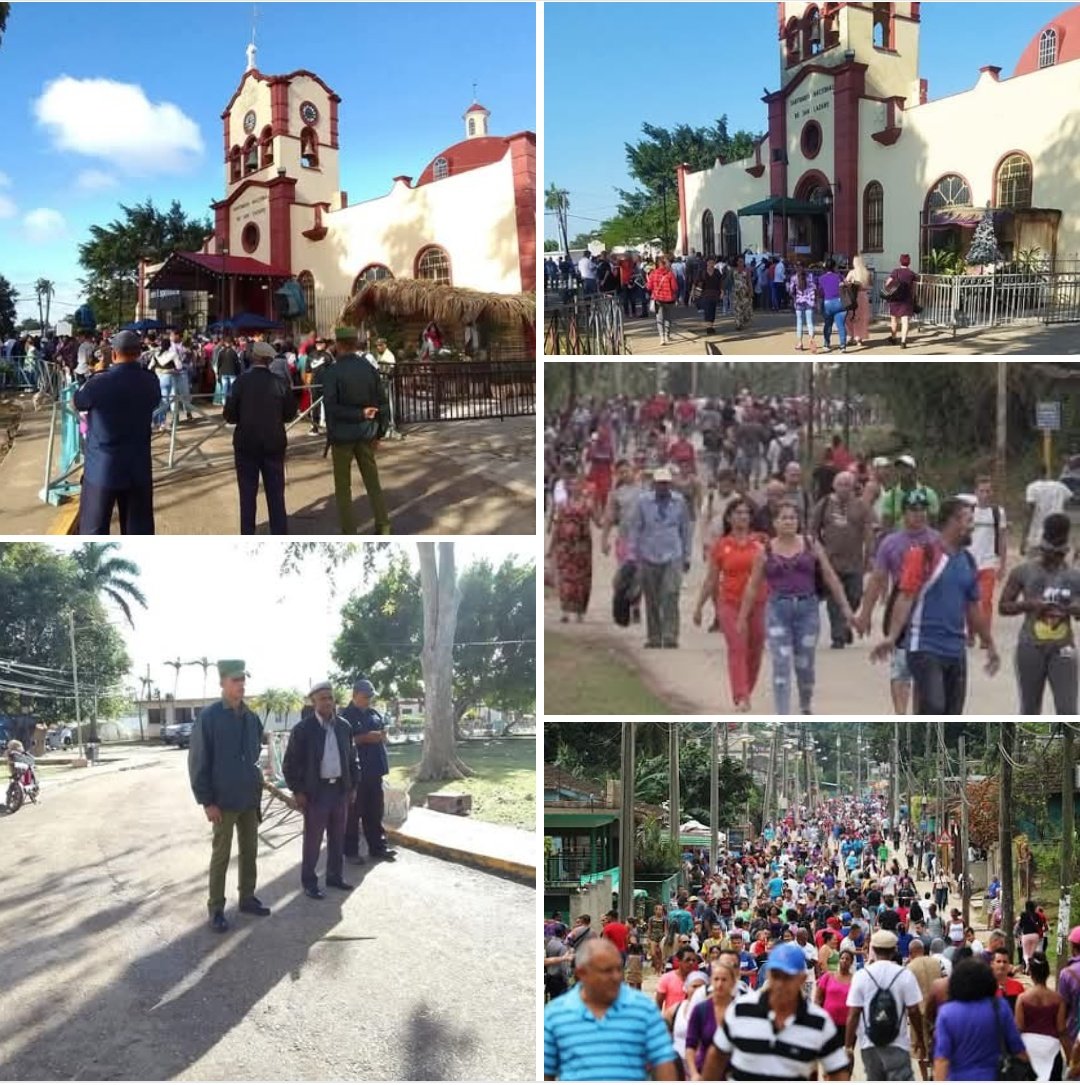 echezabaljd71's tweet photo. Fuerte Presencia Policial en #ElRincon de #LaHabana cuando se aproxima el 17 de Diciembre, día en que los Cubanos celebran a ese Santo que muchos en la Isla consideran "Milagroso"
Reportan desde el poblado de El Rincón, en el municipio #Boyeros de la capital cubana una fuerte presencia de miembros de la PNR y de la Brigada Especial del MININT ante la espera de Miles de feligreses que como cada año acuden a pagar por sus promesas ante una petición de Salud a San Lázaro.
Uno de los Santos Católicos más venerados en #Cuba el Babalú Ayé en la Religión Afrocubana, considerado de los que más devotos tiene en la isla.
Este año especialmente, por la grave situación energética, alimentaria y de desabastecimiento que llevan sufriendo los Cubanos desde inicios del 2024, se ha reforzado la presencia policial mucho más que en jornadas anteriores.
© LaTijera