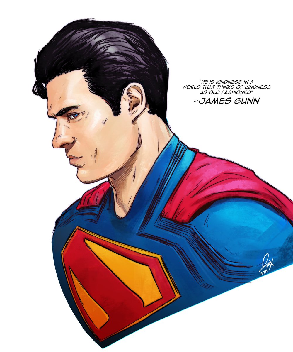 JaxsonDerr's tweet photo. In honor of the #Superman trailer possibly releasing this week, here are some of my favorite Superman pieces from this year!❤️ @jamesgunn https://t.co/HJSpYyWSj6