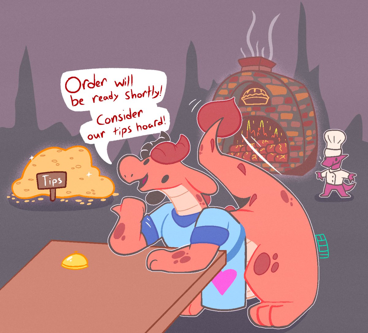 boomartist_'s tweet photo. Cinnamon’s Catering Cavern 🐉 https://t.co/cOFY0QtbNI