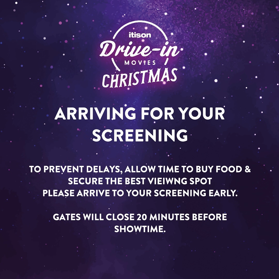 lochlomondshore's tweet photo. Some great tips on how to make the most out of your @itisondriveinmovies experience with us this Christmas!
Arrive early! To prevent delays, allow time to buy food & secure the best viewing spot.
Gates will close 20 minutes before showtime - don’t be late!
Thank you🙏
#itison https://t.co/8AtSgORxHx