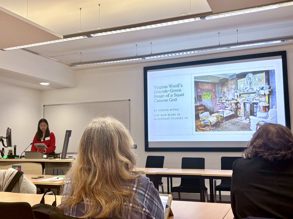 Serena Wong (@serenawonghy) on Twitter photo I had a lovely time at <a href="/modernistudies/">British Association for Modernist Studies</a> #NWiMS14! It was inspiring to see such a vibrant PGR and ECR community. I also presented my paper on ‘Virginia Woolf’s Grayish-Green Image of a Squat Chinese God’. Thank you to all who joined the panel. I had a lovely time at <a href="/modernistudies/">British Association for Modernist Studies</a> #NWiMS14! It was inspiring to see such a vibrant PGR and ECR community. I also presented my paper on ‘Virginia Woolf’s Grayish-Green Image of a Squat Chinese God’. Thank you to all who joined the panel.