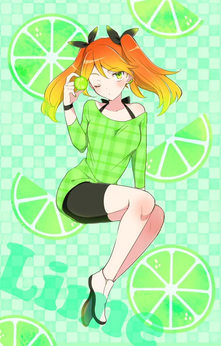 そういえば実装ということでチーちゃん描いたのここらへんぐらいだった(対のメグちゃんも一緒に)チーちゃんの服装もメグちゃんくらい遊べばよかったなと思う 