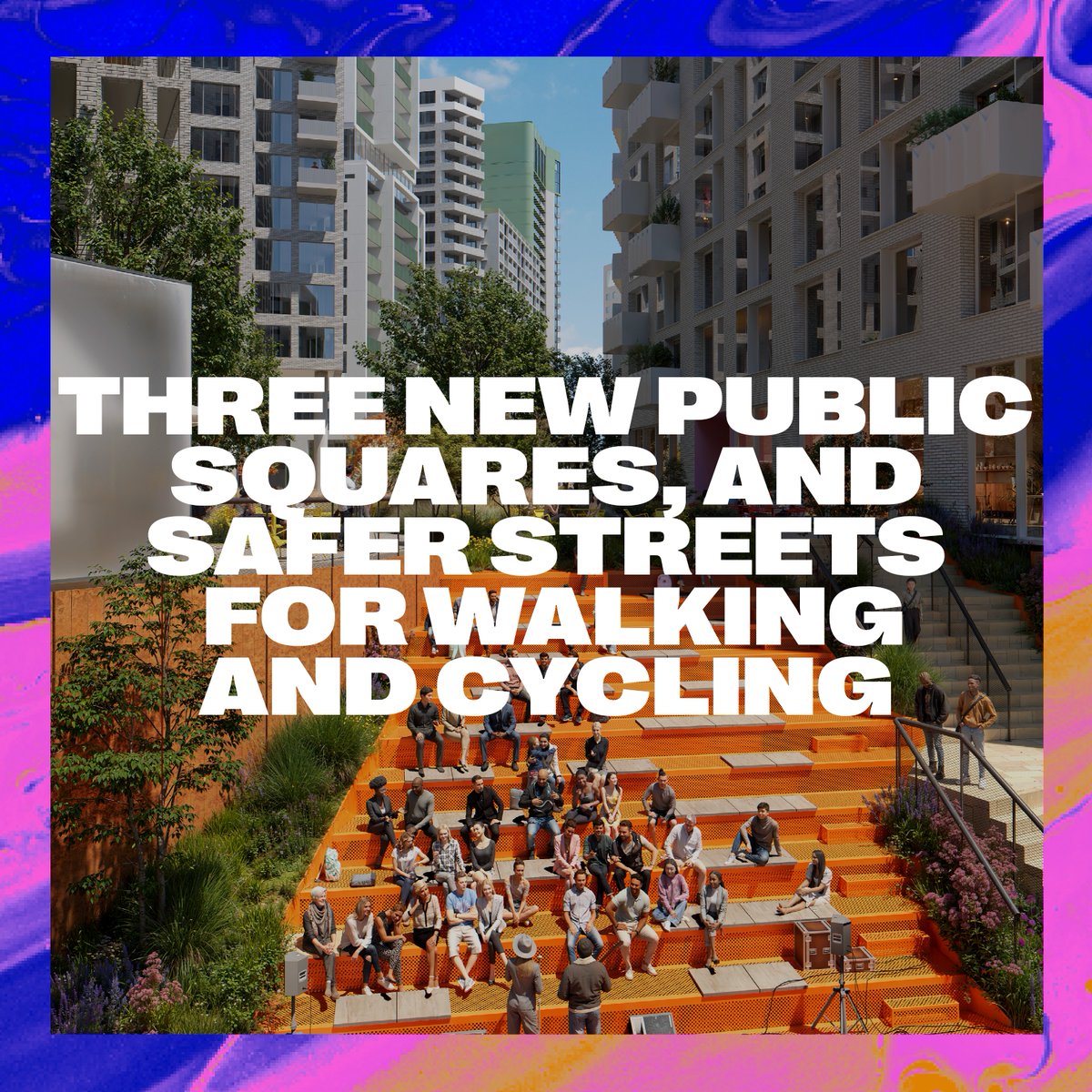 You spoke, we listened! ✨ 

Our plans to transform Lewisham Shopping Centre bring more accessible, safe spaces for all – featuring three new public squares and accessible walking &amp; cycling routes. 

Share your views today: bit.ly/4fW26vn