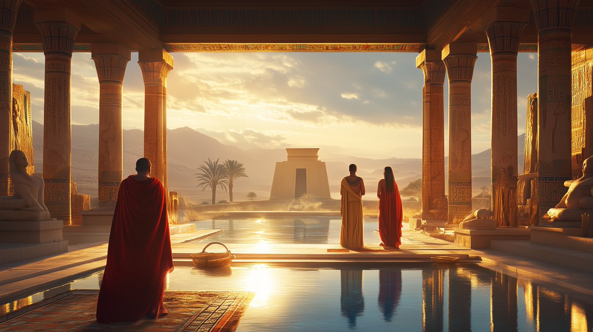 Malzahran2's tweet photo. ✨ Experience the magic of ancient Egypt with this stunning sunrise at a tranquil temple! 🌅✨
Image Created by #midjourney
#AIArt #AncientEgypt #SunriseSerenity #TempleViews https://t.co/zlIQZgm7lh