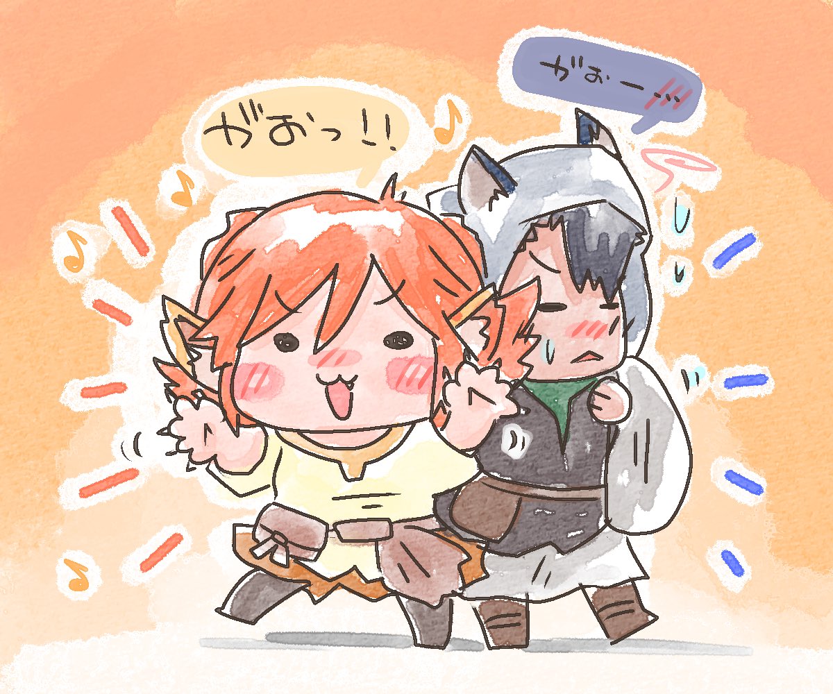 メッサーくんのバースデー記念に過去絵ペタペタ 