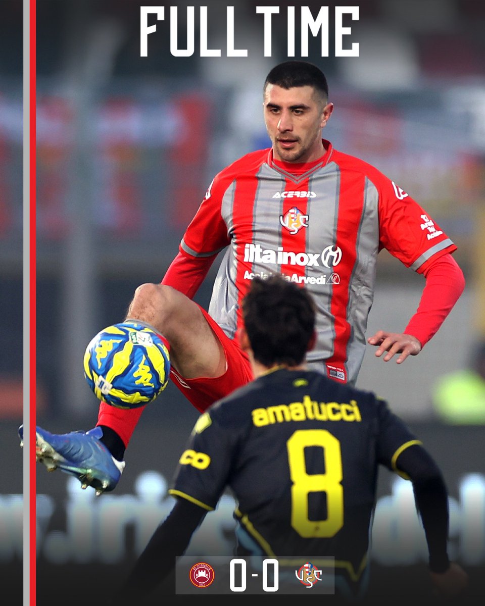 USCremonese's tweet photo. FULL TIME

🏆 Serie BKT
⚽ Cittadella-Cremonese 0⃣-0⃣
⌛🔚 I tentativi grigiorossi tra primo e secondo tempo non bastano: al Tombolato finisce in parità 

🖊️https://t.co/zioyAKi6iy 

#AmarsiAncora #forzagrigiorossi #daiCremo #SerieBKT #CitCre https://t.co/UK36H56bmx