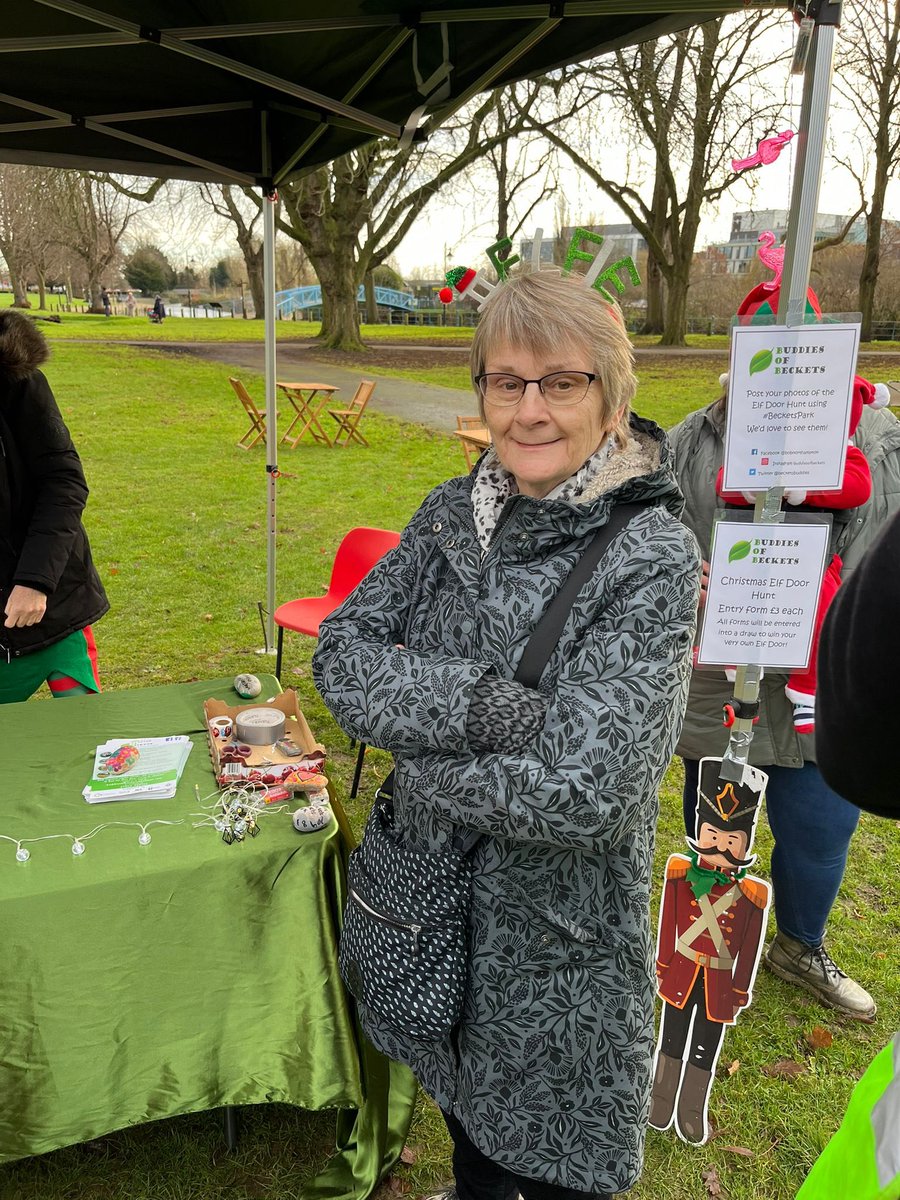 More pics from todays Elf Door Hunt here at #BecketsPark🧝🏽🎄

50 families today enjoyed the festive fun, we even had a visit from Santa courtesy of the fab team at Beckets Pavilion Cafe. 

#loveNorthampton #northampton <a href="/ChronandEcho/">Northampton Chron</a> <a href="/WestNorthants/">West Northamptonshire Council</a>