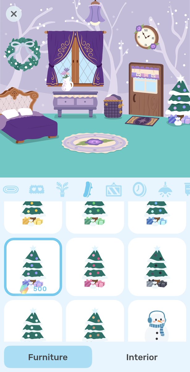 MelHeeled's tweet photo. @finchcareapp Hi. I really want a Christmas tree in my birdhouse. I can search for it and try it on and it tells me it's 500 stones but I can't work out how to buy it. Please help. https://t.co/DgXS4QL2er