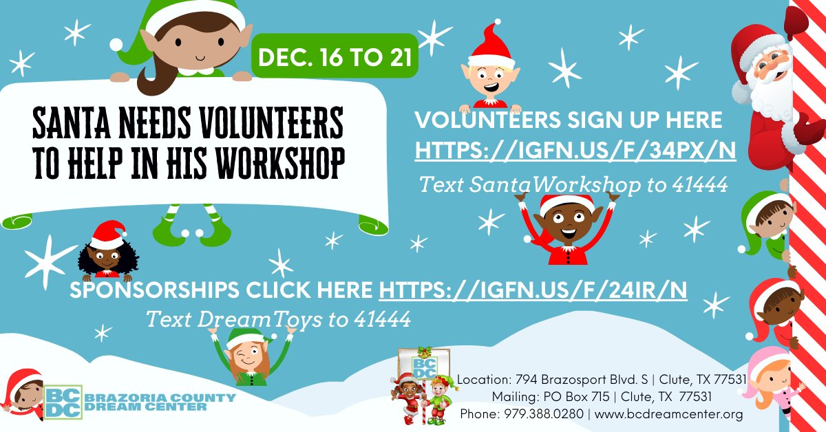 BCDreamCenter's tweet photo. A season of giving, Can you give of your time? or help sponsor a child? Volunteers sign up at https://t.co/stkqqVCN9q or sponsor a child at https://t.co/mhDpGVYSQz https://t.co/2oOSHyRLXx