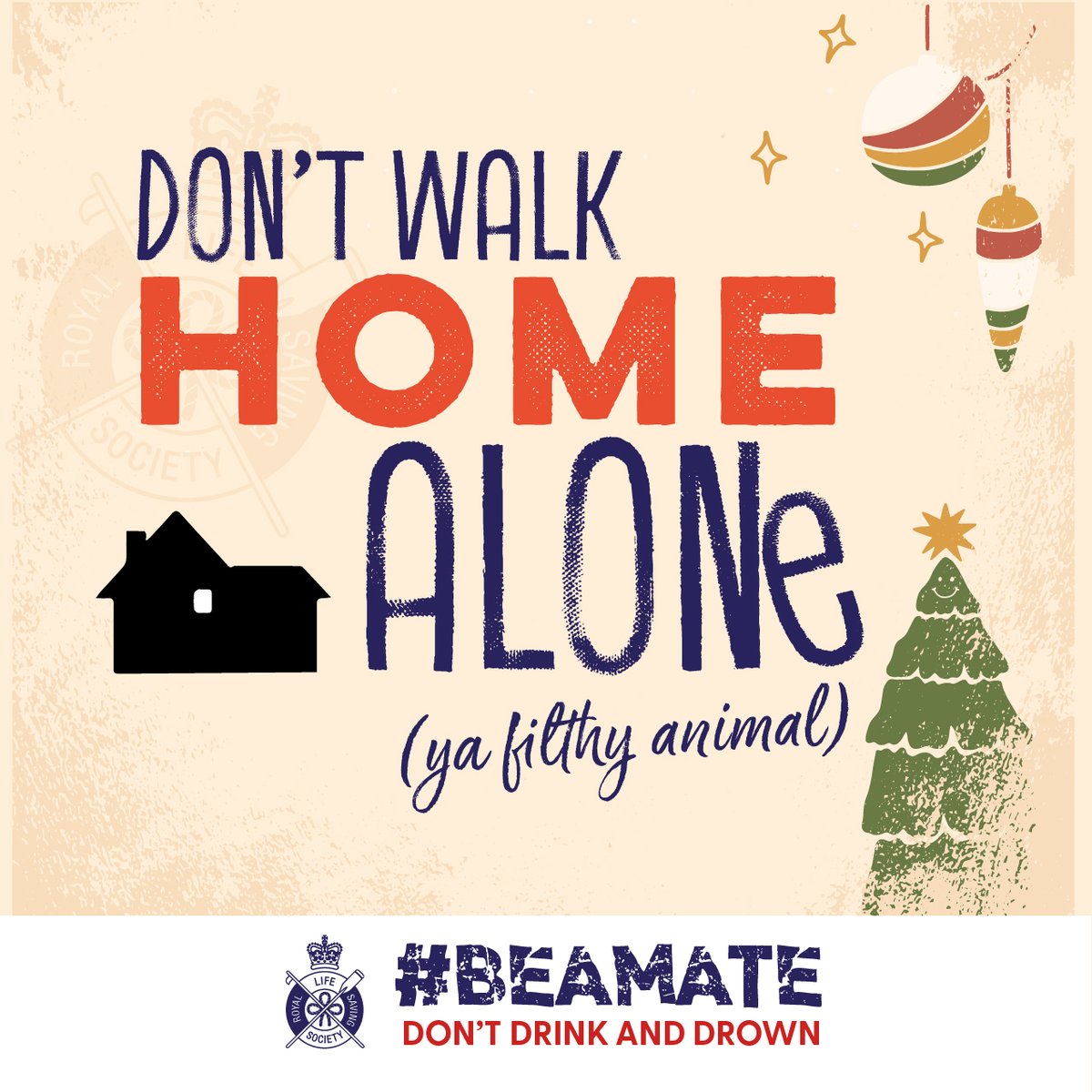 RLSSUK's tweet photo. KEVIN!!!!🏠📽️  

Sunday is the perfect night for a festive film and maybe a tipple or two🥂But please  make sure your friends don't walk home alone - especially near water. #BeAMate and call them a cab instead👫🚕

#DontDrinkandDrown https://t.co/4WHjTAUjEo