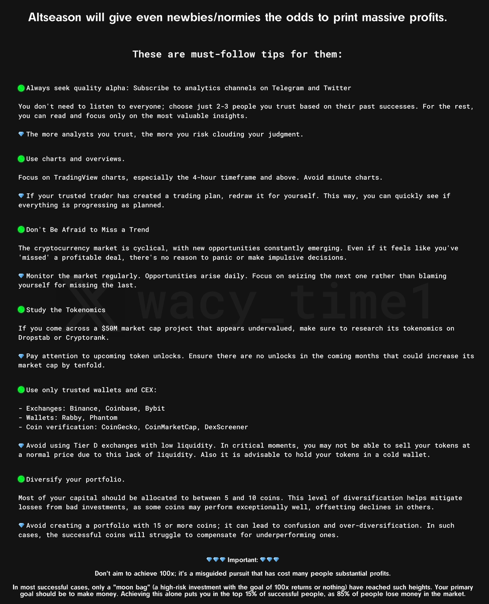wacy_time1's tweet image. Best thing you can advise your non-crypto friend to print in this Altseason: