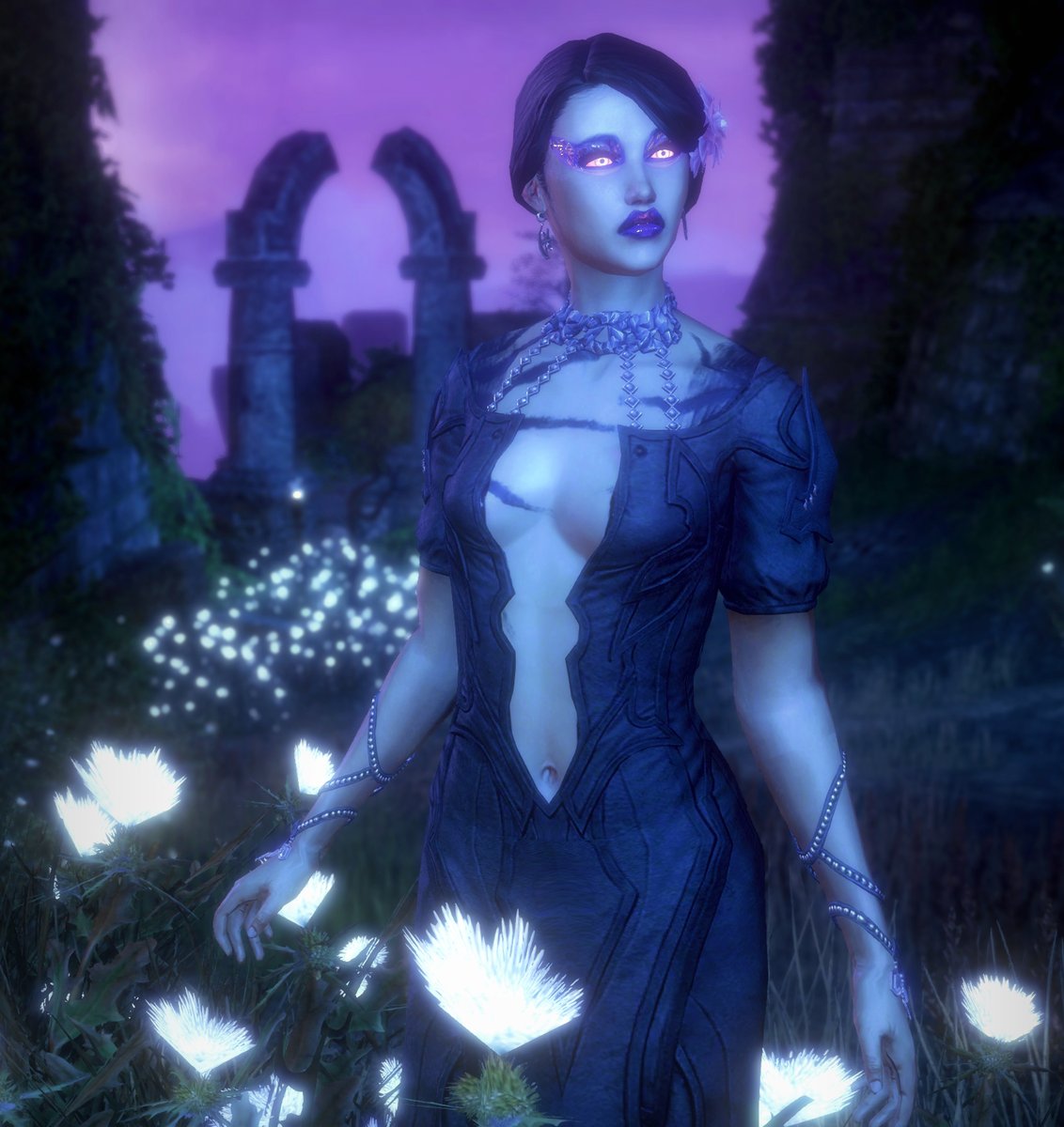 the dress 💜
#ESO  #ElderScrollsOnline #ESOfashion