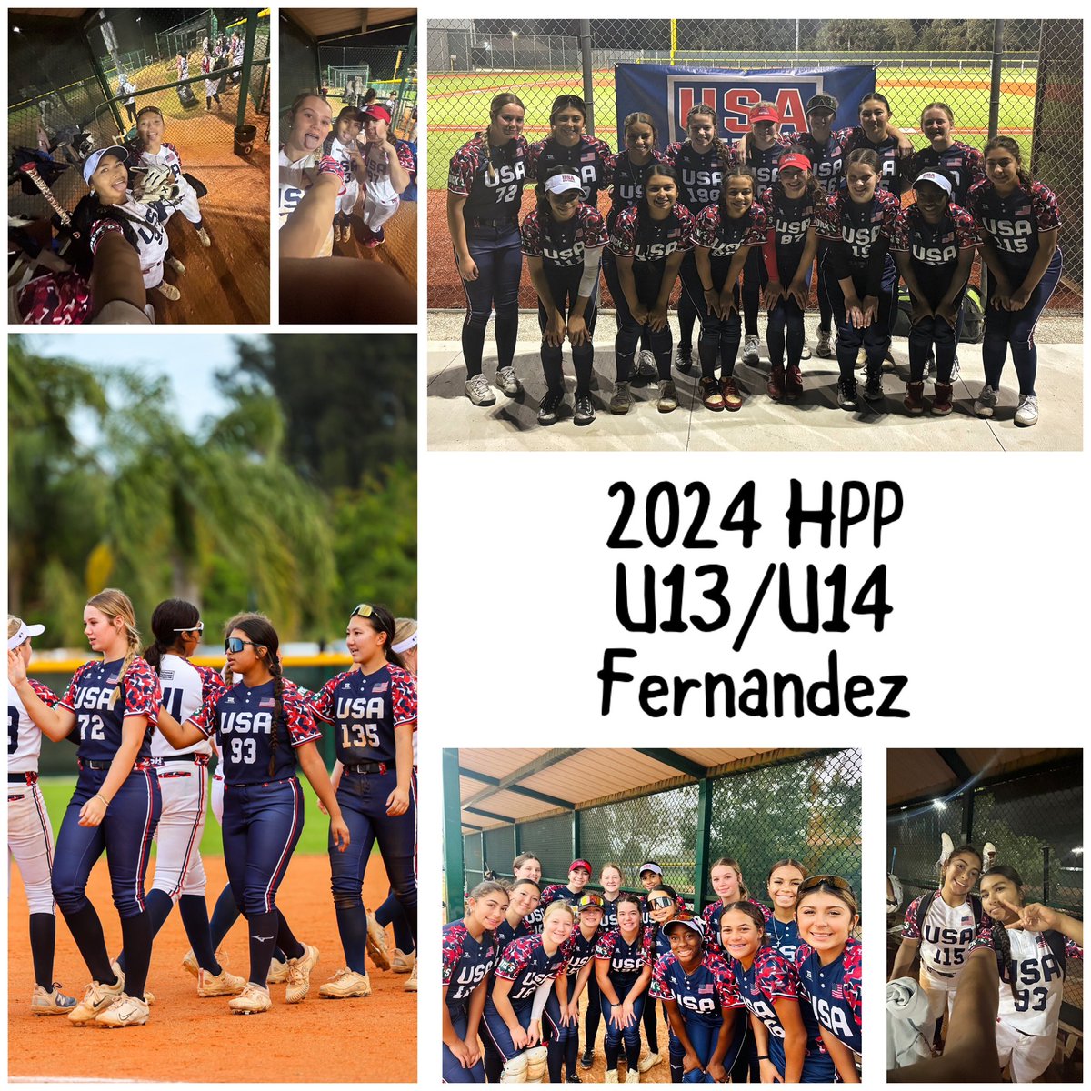Christina Martinez (@christinam9197) on Twitter photo Thank you <a href="/USASoftball/">USA Softball</a> for the opportunity to be a part of this amazing event! We may not have won all of our games but we all battled until the end. I spent 3 days with these girls and I loved every minute of it having fun together as a team. #teamfernandez ❤️🤍💙🥎 Thank you <a href="/USASoftball/">USA Softball</a> for the opportunity to be a part of this amazing event! We may not have won all of our games but we all battled until the end. I spent 3 days with these girls and I loved every minute of it having fun together as a team. #teamfernandez ❤️🤍💙🥎