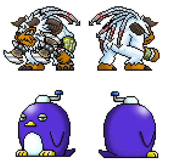 otro_jorch's tweet photo. Blizzarmon & Daipenmon
#Blizzarmon #Daipenmon #VITALBRACELET #pixelart #DigimonStoryOlymposXII #fanart #デジモン #fangame #Digimon
I like Blizzarmon, it's a great design in my opinion, but what does it prays to? Is it a reference to something? https://t.co/KqleLbXn6T