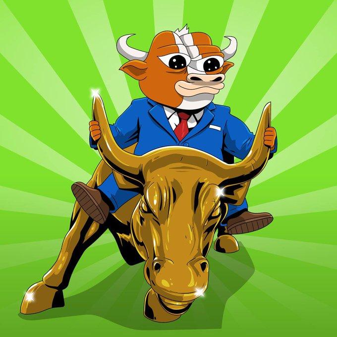 MooCollects's tweet photo. if there was a time to list @mumu_bull $MUMU on a big exchange, it'd be right now.
- perfect accumulation zone
- BTC about to break to new ALL TIME HIGHS
- because its the only mascot we need
wen @binance, @coinbase, @krakenfx, @gate_io ??
#suun https://t.co/FnNVurJwRb